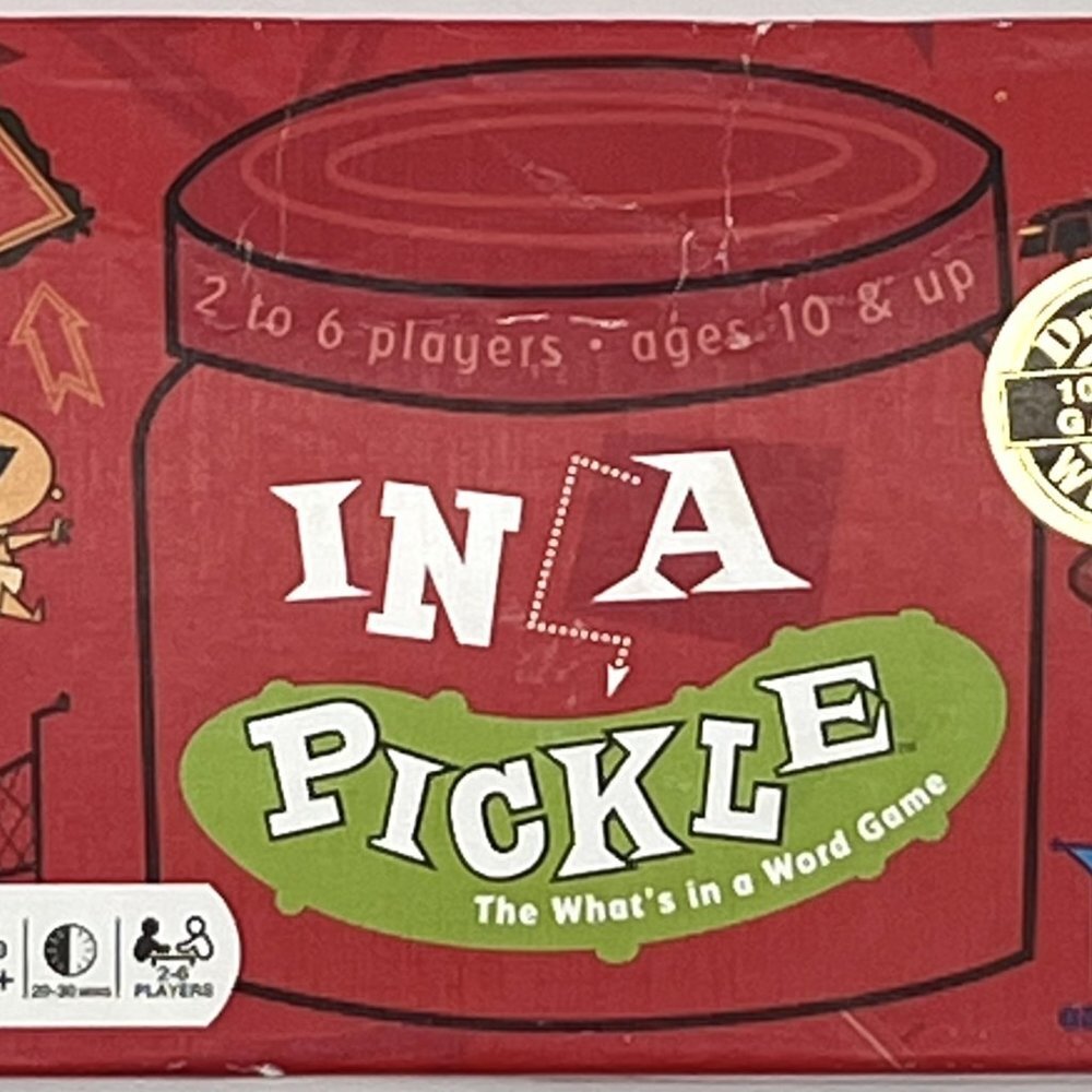 In A Pickle Game 2004 Gamewright The‎ What's in a Word Family Game Card